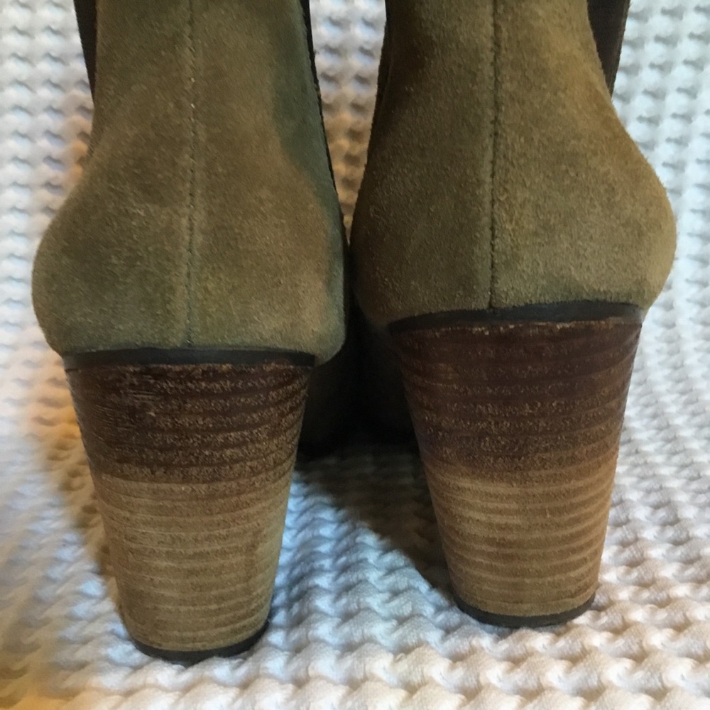Sole Society Suede Leather Booties size 8 - Picture 5 of 10